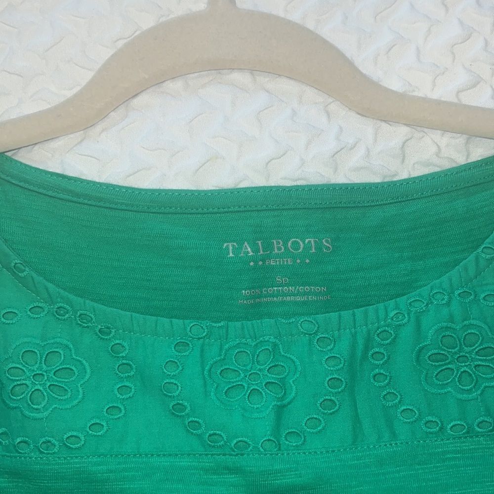 Talbots top, 100% cotton, Size S petite - Picture 4 of 7